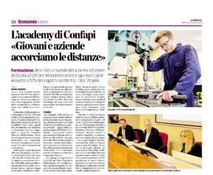 "Academy metalmeccanica": rassegna stampa 2