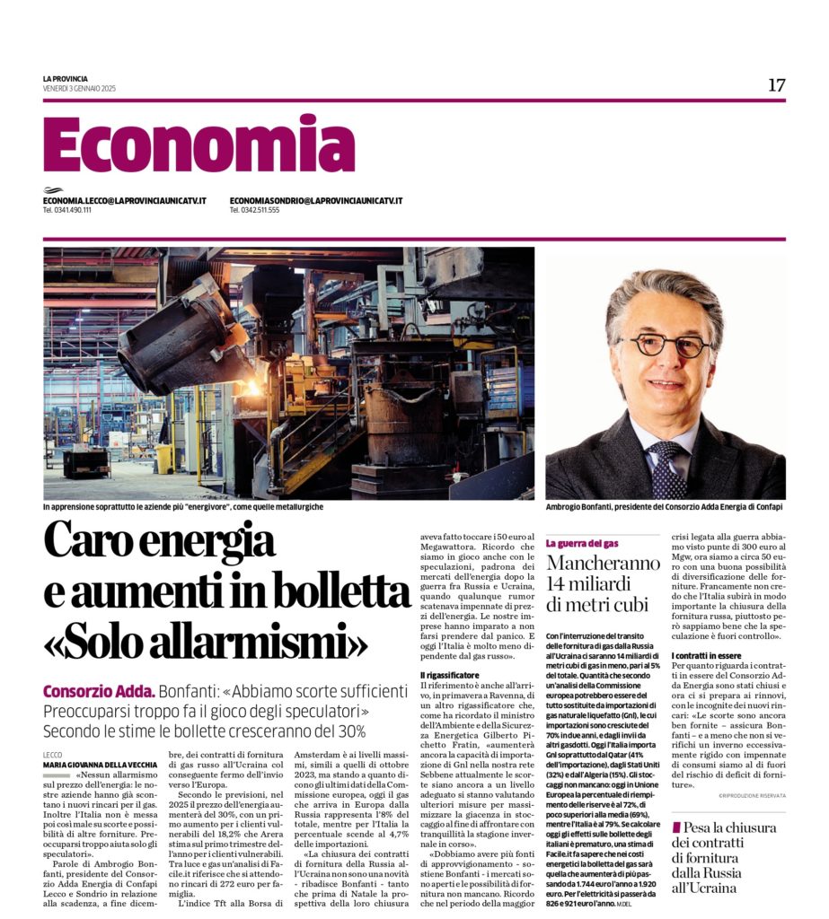 Caro energia e aumenti in bolletta: solo allarmismi 1